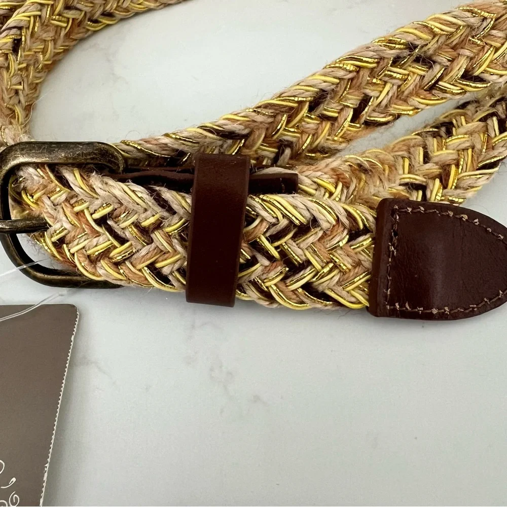 Anthropologie Strawmarl Belt NWT